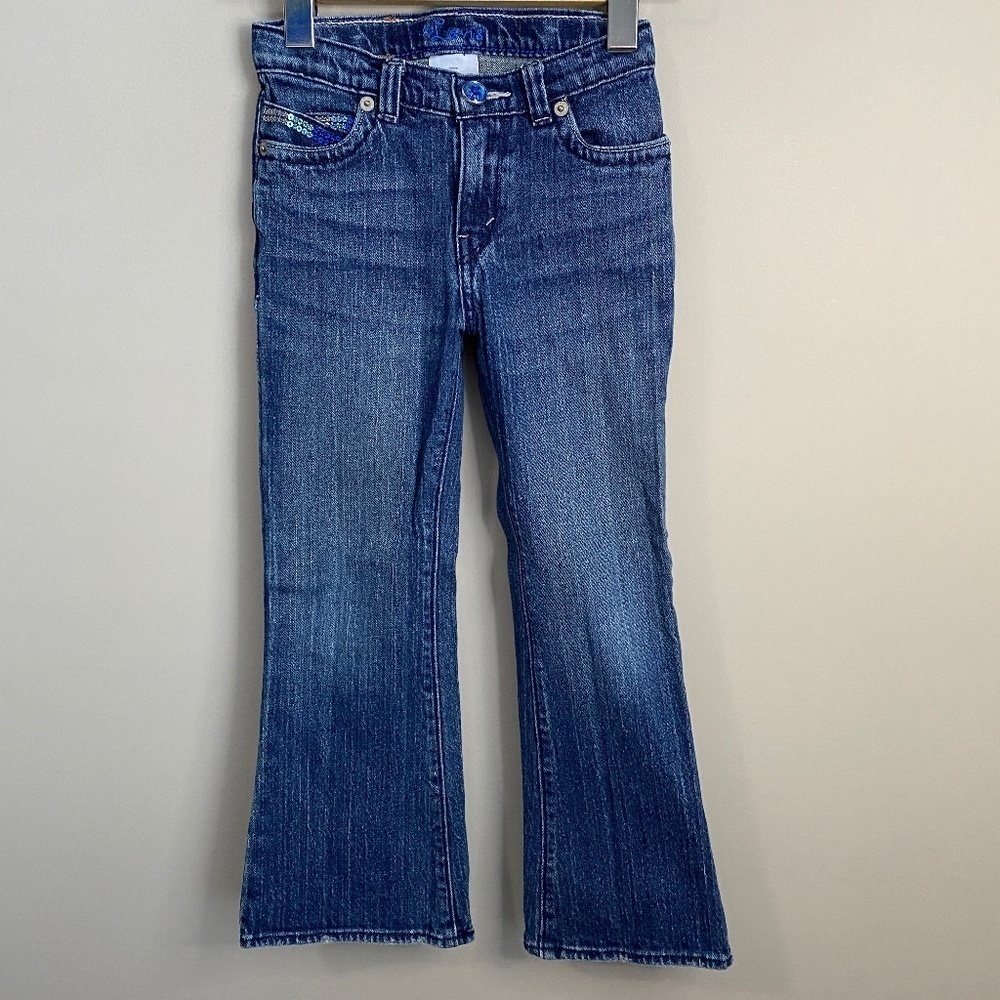Levi's Girls‎ Navy Denim Bootcut Jeans Size 6